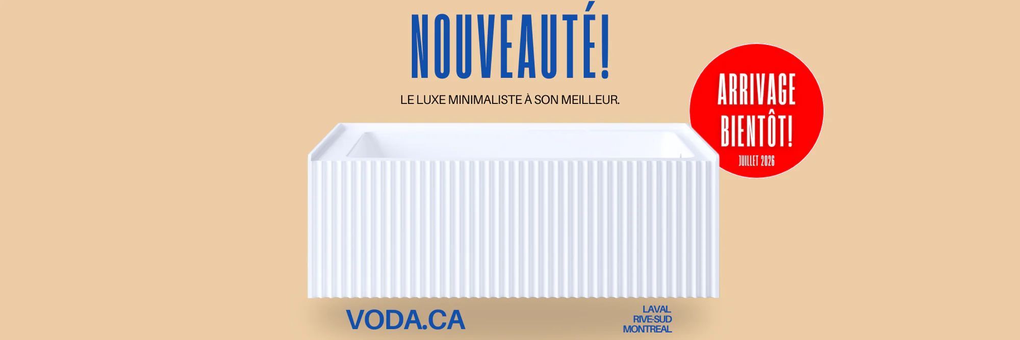 L'élégance pure pour votre bain